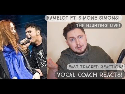 Vocal Coach Reacts! Kamelot Ft. Simone Simons! The Haunting! Live! FAST TRACK REACTION! Roy Khan!