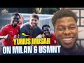 Yunus Musah on his AC Milan fast start & the morale in the USMNT camp! 🇺🇲