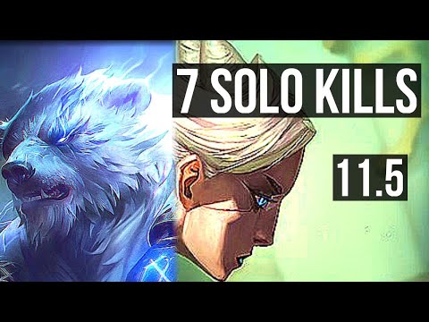 VOLIBEAR vs CAMILLE (TOP) | Rank 3 Voli, 7 solo kills | EUW Challenger | v11.5