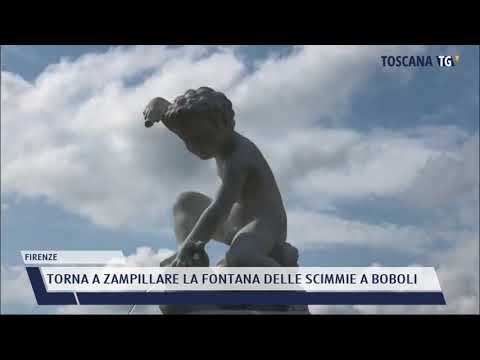 2021-06-11 FIRENZE - TORNA A ZAMPILLARE LA FONTANA DELLE SCIMMIE A BOBOLI