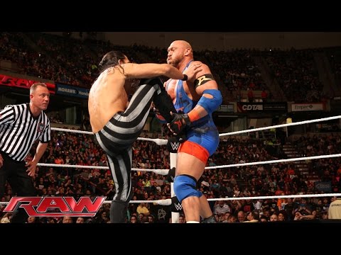 Ryback vs. Adam Rose: Raw, April 20, 2015