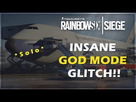 INSANE GOD MODE GLITCH ON PRESIDENTIAL PLANE  *SOLO* - Rainbow Six Siege