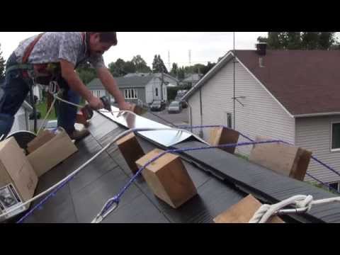 L'gosseux d'bois Ep 61 Construction de mon nouvel atelier partie 8   Le toit