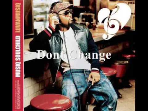 Musiq Soulchild - Dont Change - Steven Whyte Hyperspecial Cover