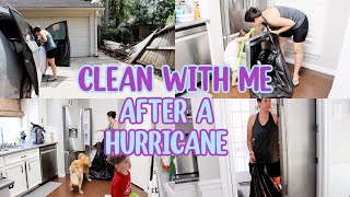 CLEAN WITH ME AFTER HURRICANE BERYL! COMPLETE DISASTER CLEANING MOTIVATION! HOMEMAKING MOTIVATION!