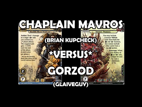 Chaplain Mavros (Proxy) versus Gorzod (Proxy) - Warhammer 40,000: Conquest