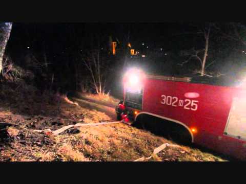 Pożar domu jednorodzinnego w Bukwałdzie