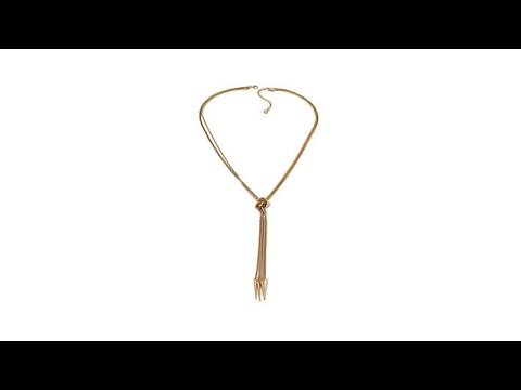 R.J. Graziano "Play It Cool" Tassel  Necklace