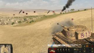 Theatre of War 2 Africa 1943 - Tiger vs M4 Sherman Gameplay