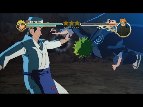 Naruto Ultimate Ninja Storm 2 Legacy Trilogy PC MOD 60 FPS - School Naruto vs Ramen Guy Ichiraku