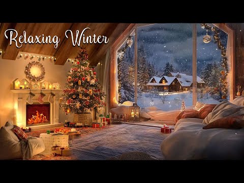 Winter London Night Jazz ⛄ Soft Jazz Piano Instrumental Music - Soothing Background Music for Sleep