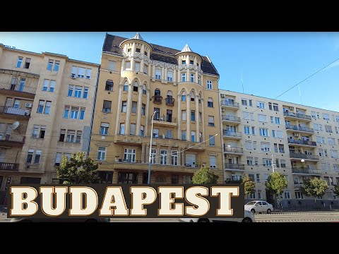 Lehel utca |  Róbert Károly körút | Váci út -  Budapest, Hungary [4k Ultra HD 60fps ]