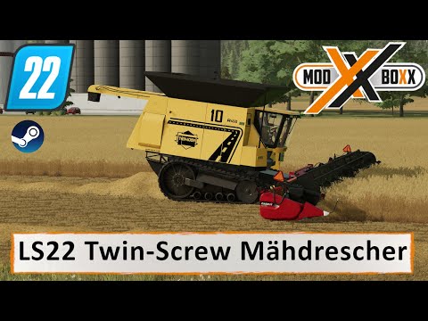 LS22 Mods | TWIN SCREW XBR2 Mähdrescher | Landwirtschafts Simulator 22 |