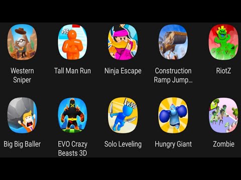 Titan Rush 3D,Zombie,Solo Leveling,Jump the car,Tall Man Run,Save The Girl,Clue Hunter, Sonicforces