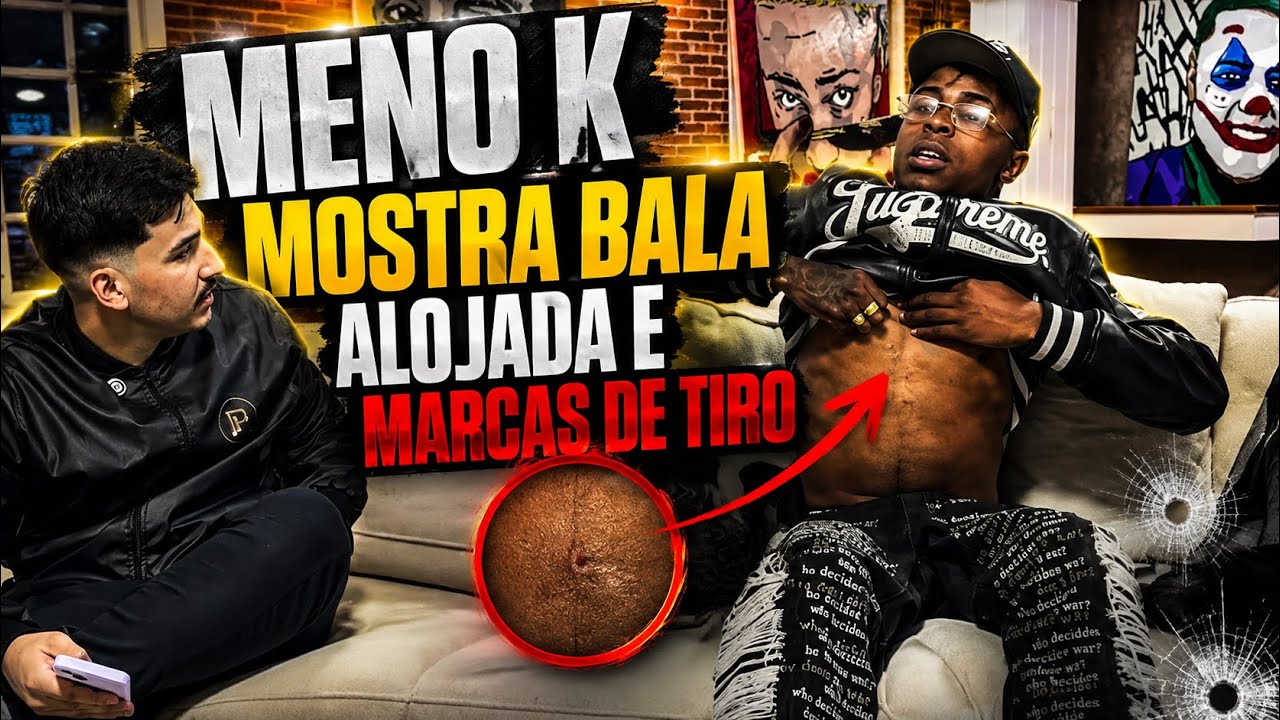 Mc Meno K conta detalhes do dia que levou 9 tiros!