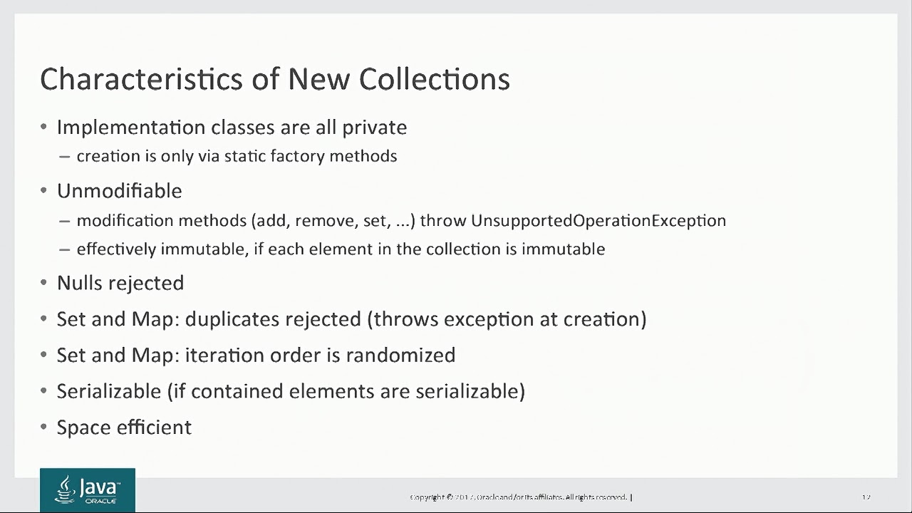 Collections Framework Enhancements in JDK 9 by Stuart Marks