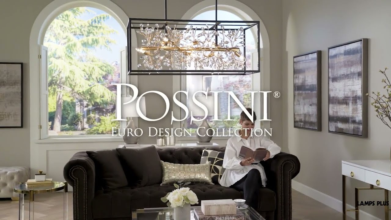 Video 1 Watch A Video About the Possini Euro Carrine Black and Gold Kitchen Island Light Pendant