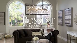 Watch A Video About the Possini Euro Carrine Black and Gold Kitchen Island Light Pendant