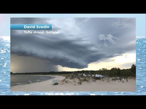 Så blir vädret vid landets badplatser - Nyhetsmorgon (TV4)