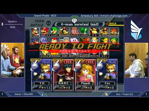 MMOM145 SSBM - Kalvar/GliscorRD [W] (Red) vs. Ses/Project [L] (Blue) - Melee Doubles GF