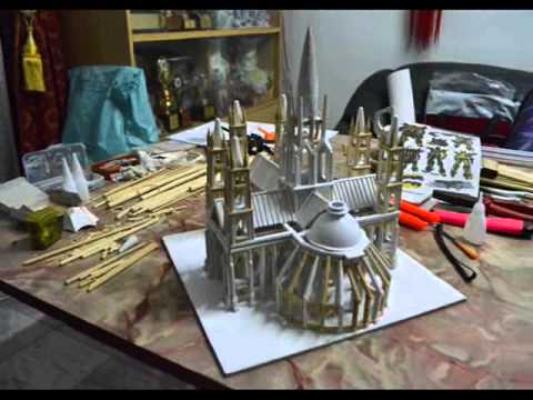 build a cathedral with chopstick and toothpick