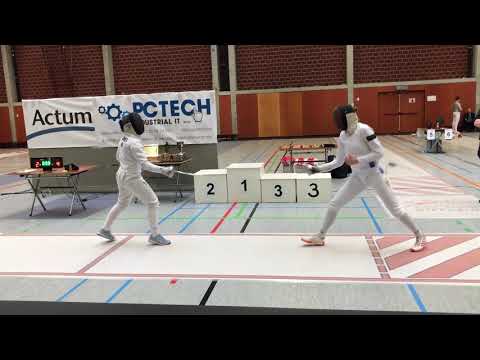 Studiebeurs College Fencing University USA OverBoarder - Axelle Wasiak