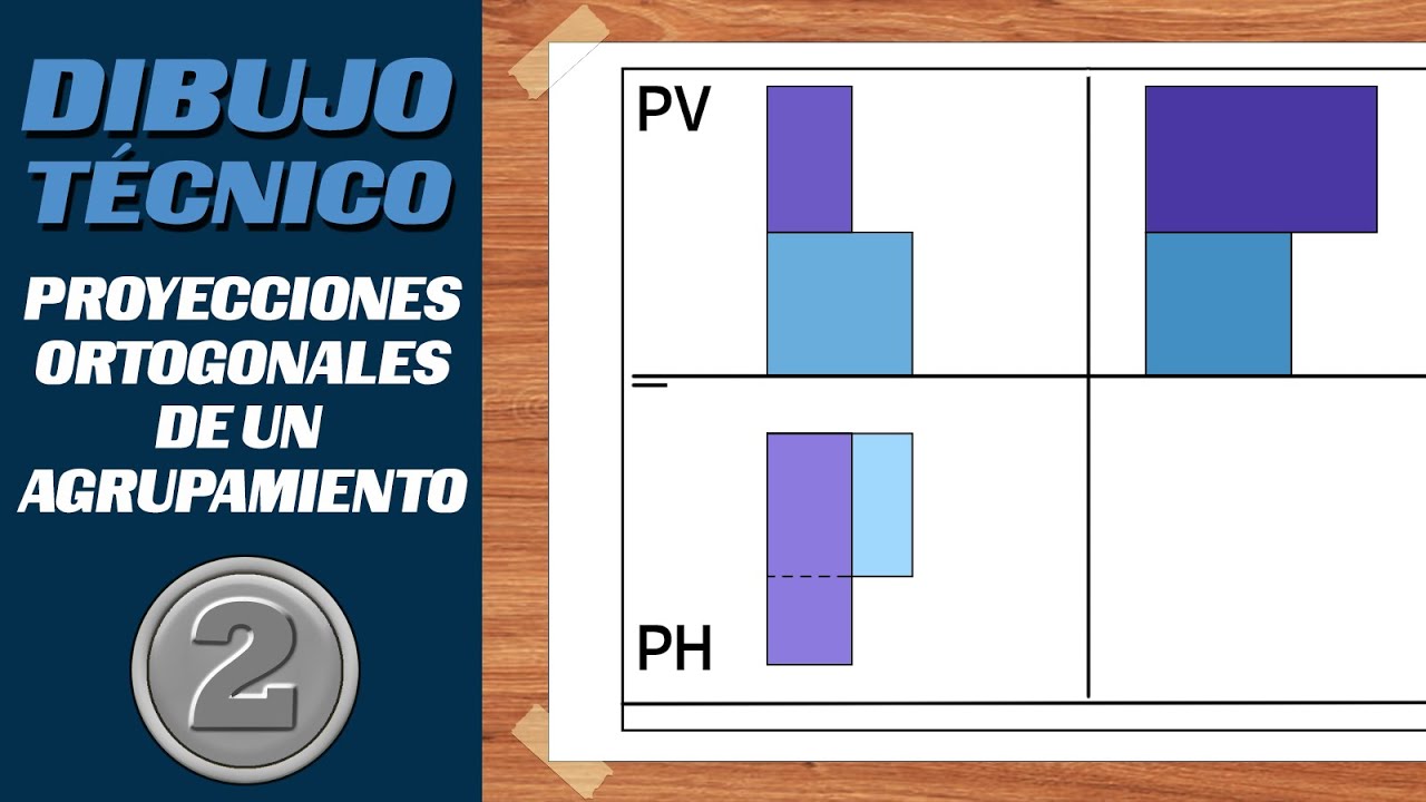 PROYECCIONES ORTOGONALES DE CUBO, PRISMA Y PIRÁMIDE // SERIE (2 DE 4) // VISUPLAS