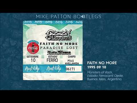 1995/09/10 Faith No More - Monsters of Rock, Estadio Ferrocarril Oeste, Buenos Aires, Argentina