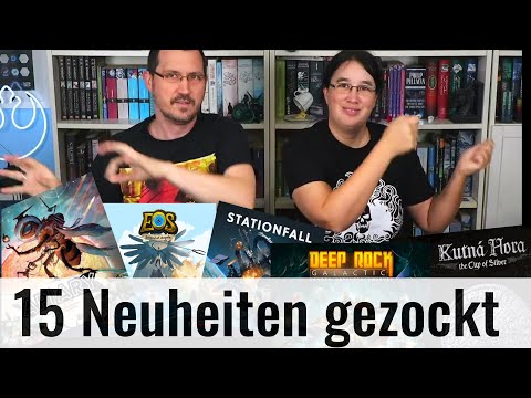 15 Neuheiten der SPIEL '23 gespielt- Deep Rock Galactic, Kutna Hora, Among Cultists, EOS, Apiary uvm