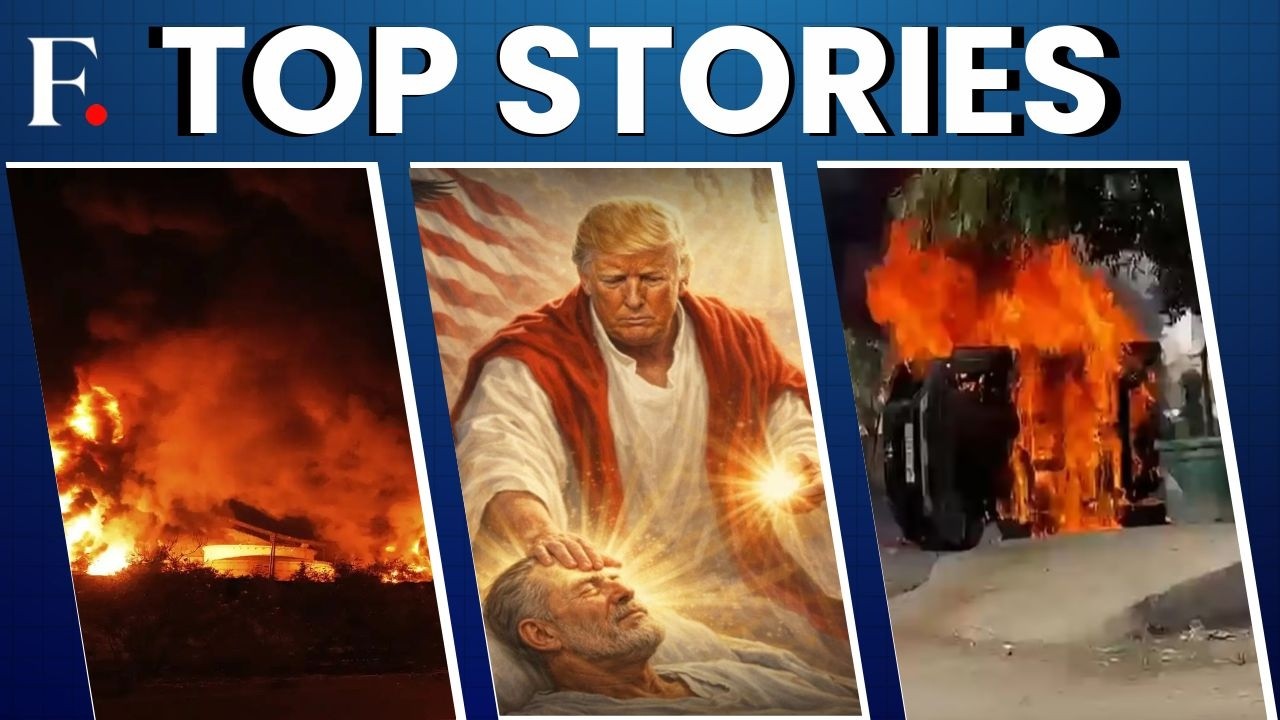 NYC Backs Trump on Iran | India: Salary Hike Protest Turns Violent | Trump Portrays Himself as Jesus