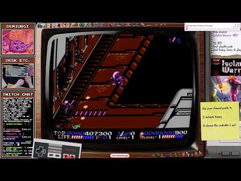 Isolated Warrior (NES) - First playthrough, day 1.