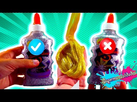 Don't choose the wrong glue for Slime with my brother - Supermanualidades