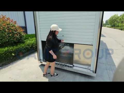 We Converted A Shipping Container Into A Mobile Food Kitchen - Henan Camp Food Trailer