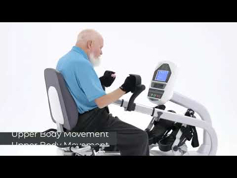 Dyaco MED Recumbent Seated Stepper 7 0S   Movement and Work Rate Elite medicale