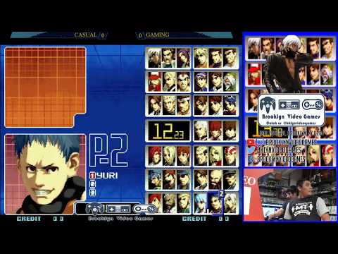 KOF2002 With Mario, Gatoboy, Pachukof, Eddy.