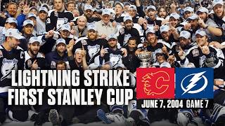 FULL REPLAY: Cup Clincher | Flames vs Lightning | 2004 Stanley Cup Game 7