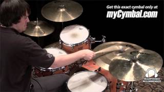 Video thumbnail for Used Bosphorus 17" Gold Series Power Crash Cymbal (UG17P-1011713C) by Memphis Drum Shop