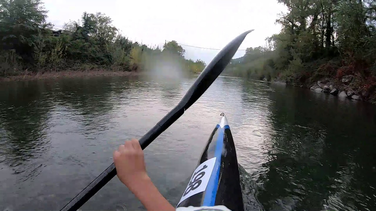 Allenamento allievi-cadetti fiume Entella