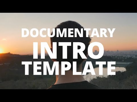 Documentary Intro Video Template (Editable)