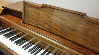 Video thumbnail for George Steck Mahogany Spinet Piano by David Conklin