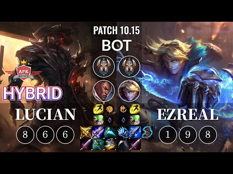 APK HyBrid Lucian vs Ezreal Bot - KR Patch 10.15