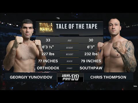Georgiy Yunovidov 🇷🇺 vs Chris Thompson 🇿🇦 | 'Thrilla in Manila' IBA.PRO 11 | October 29, 2025