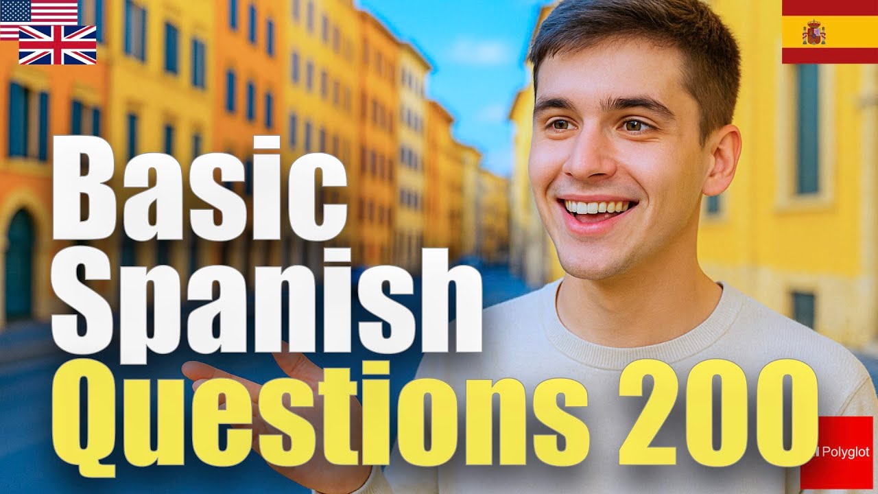 Basic Spanish Questions 200 | Passive listening | Must-Know | with hiragana