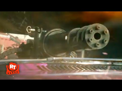 Ambulance (2022) - Gatling Gun Surprise Scene | Movieclips