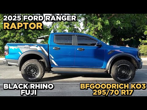 2025 Ford Ranger Raptor | BFGoodrich KO3 295/70 R17 | Black Rhino Fuji @RNH Tire Supply Commonwealth