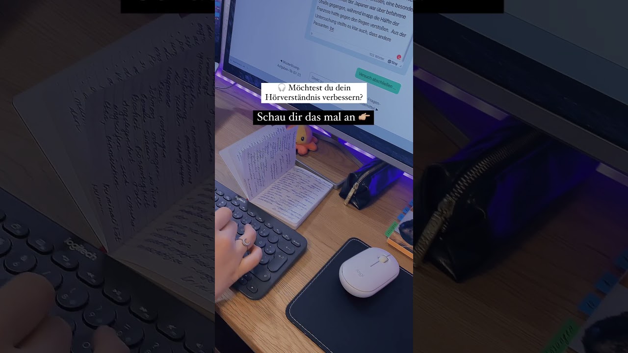 DU MÖCHTEST BESSER AUF 🇩🇪 HÖREN | B2/C1 🎧📖🫧