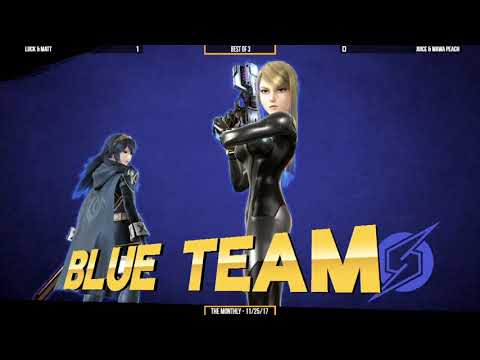 The Monthly | Matt & Luck vs Juice & Wawa Peach - Losers Semi Finals - Smash 4 Doubles