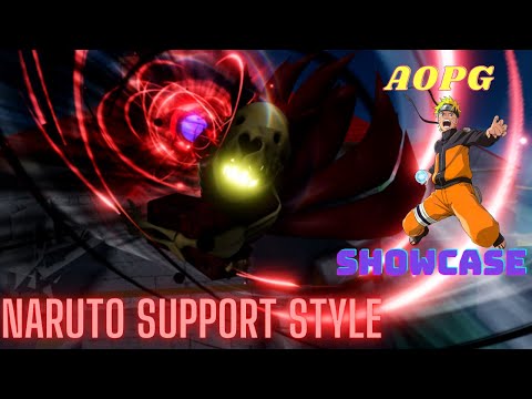 AOPG Naruto Support Style Showcase Full Damage + How To Get It