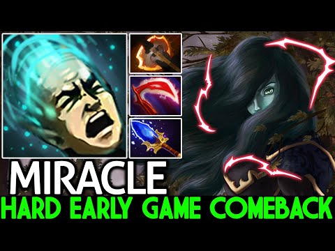 MIRACLE [Phantom Assassin] Epic Hard Early Game Comeback Dota 2