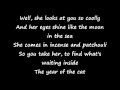 Al Stewart - Year of the Cat (studioversion with lyrics)